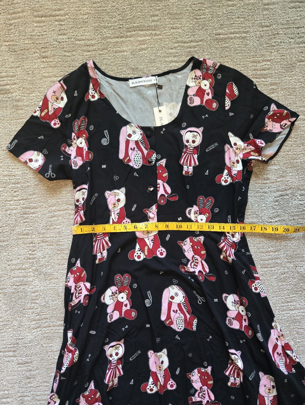 NWT Black Friday Sew Much Fun Dress Size AU 14 *READ DESCRIPTION* - Picture 10 of 14